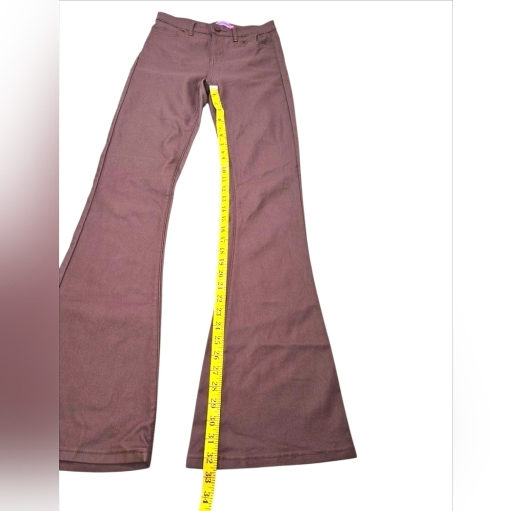 Edikted Luna Faux Leather Flare Pants Size Medium - Picture 12 of 16
